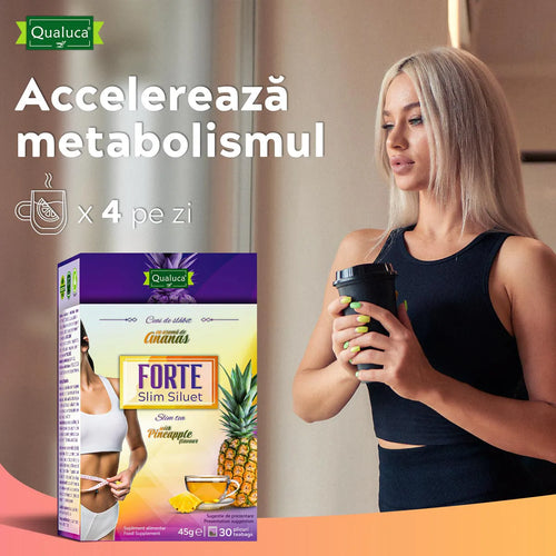 Ceai de slabit FORTE Qualuca, 5+1 GRATIS, Complex 60 zile