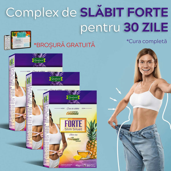 Ceai de slabit FORTE Qualuca, Complex 30 zile