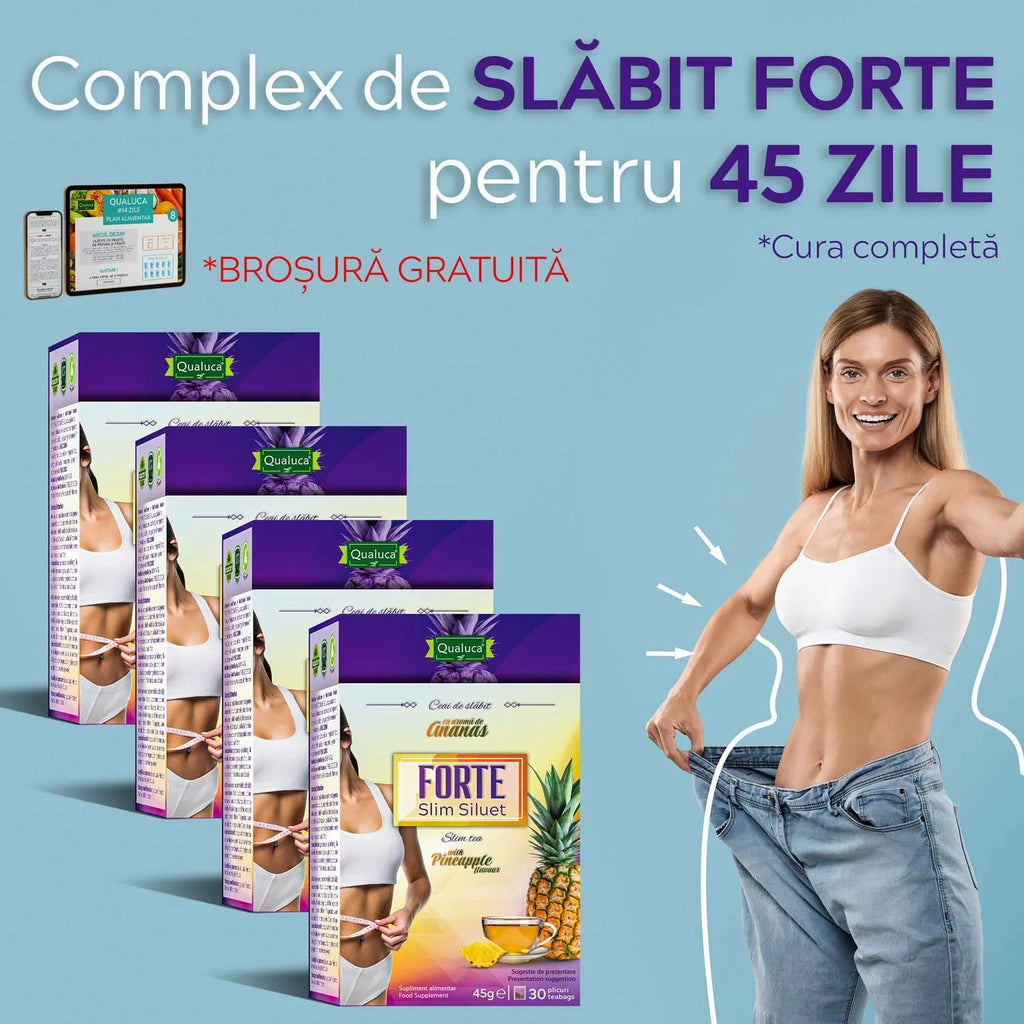 Ceai de slabit FORTE Qualuca, Complex 45 zile
