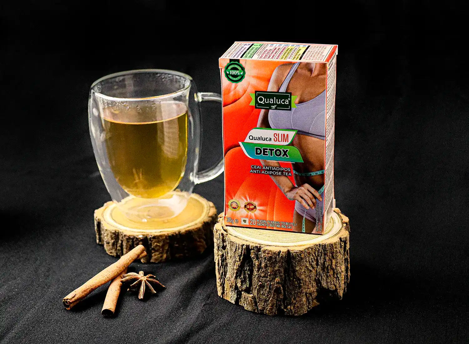 Ceai detox Qualuca, Complex 45 zile