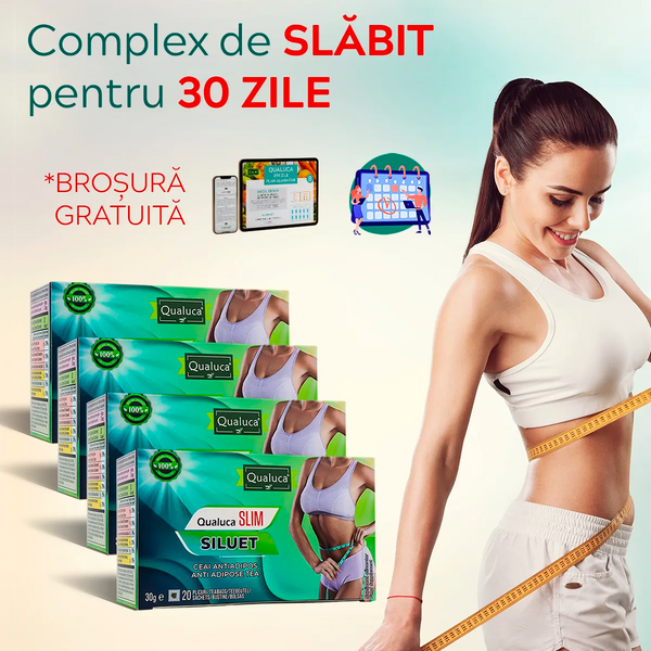 Ceai de slabit Qualuca, Complex 30 zile