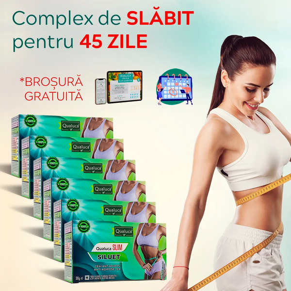 Ceai de slabit Qualuca, Complex 45 zile