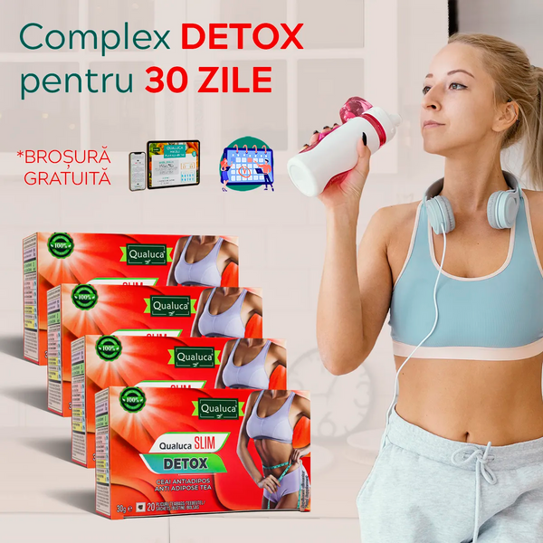 Ceai detox Qualuca, Complex 30 zile