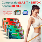 Ceai de slabit + detox Qualuca, Complex 30 zile