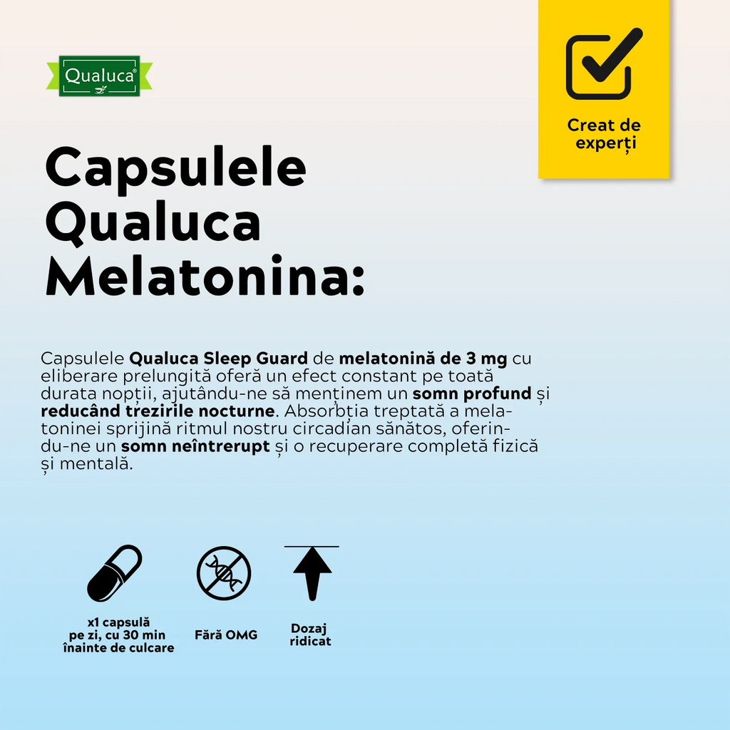 1+1 GRATIS, Qualuca Gardianul Somnului, 60+60 capsule