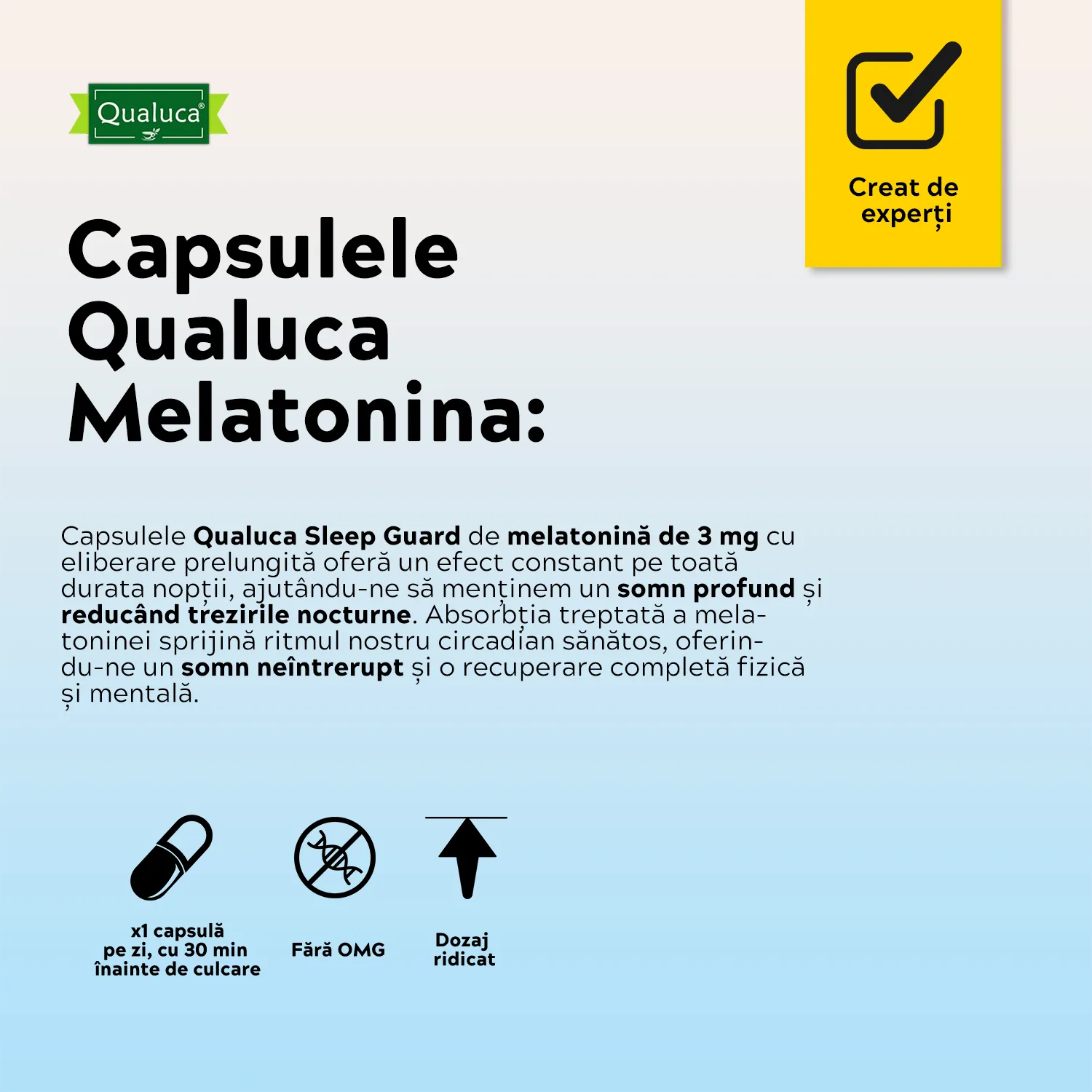 1+1 GRATIS, Qualuca Gardianul Somnului, 60+60 capsule